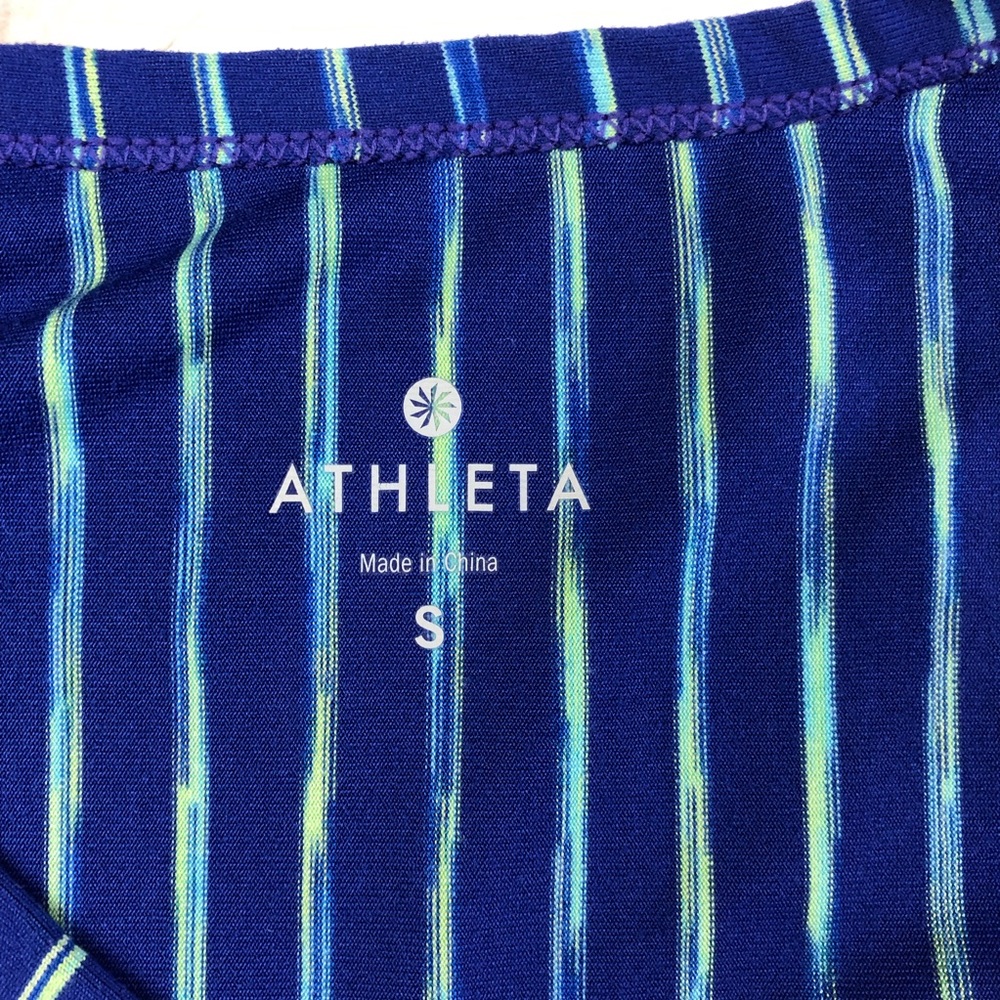 Athleta Pop Space Dye Long Sleeve Athletic Shirt - Picture 2 of 5